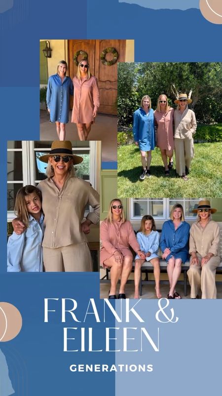 Frank and Eileen for all the generations of your family featuring the Mary Shirtdress and the Tuscany Getaway Set
@FrankandEileen #FrankandEileenPartner #WearLoveRepeat

#travelset #shirtdress #summerdress

#LTKOver40 #LTKSeasonal
