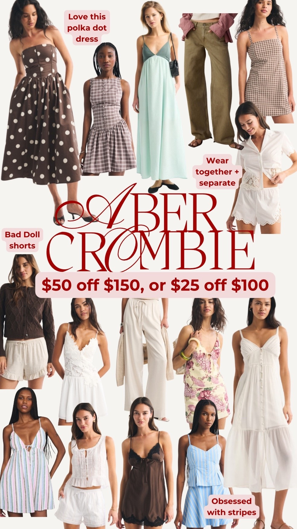 Abercrombie $50 off $150 or $25 off $100


#LTKootd #LTKSeasonal #LTKSpringSale