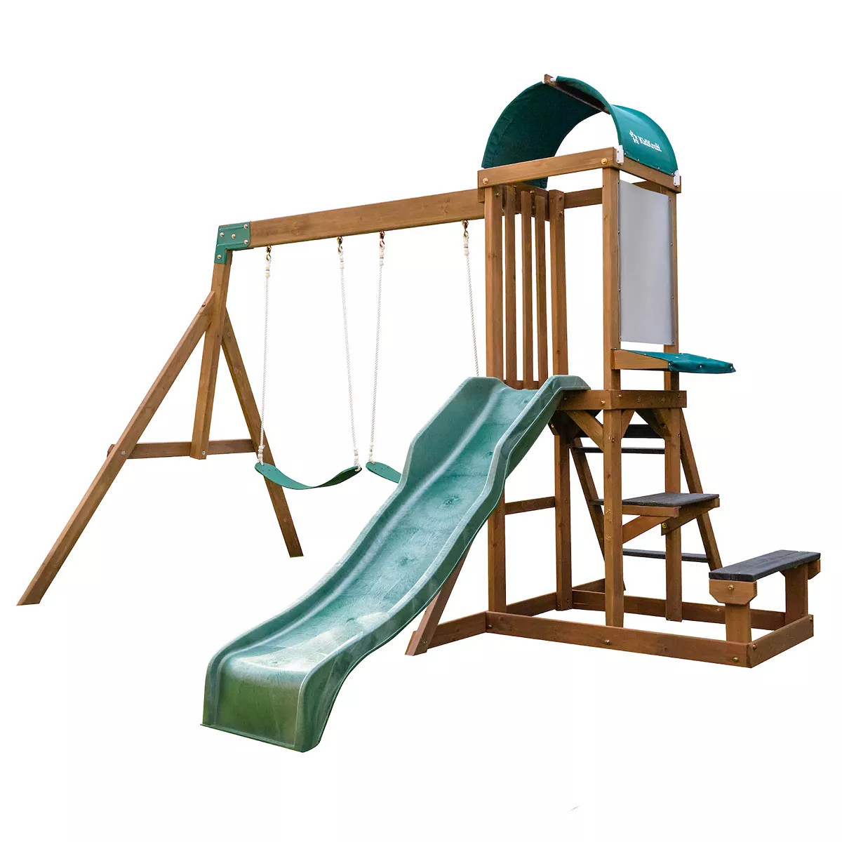 KidKraft Wilderness Point Wooden Swing Set | Kohl's