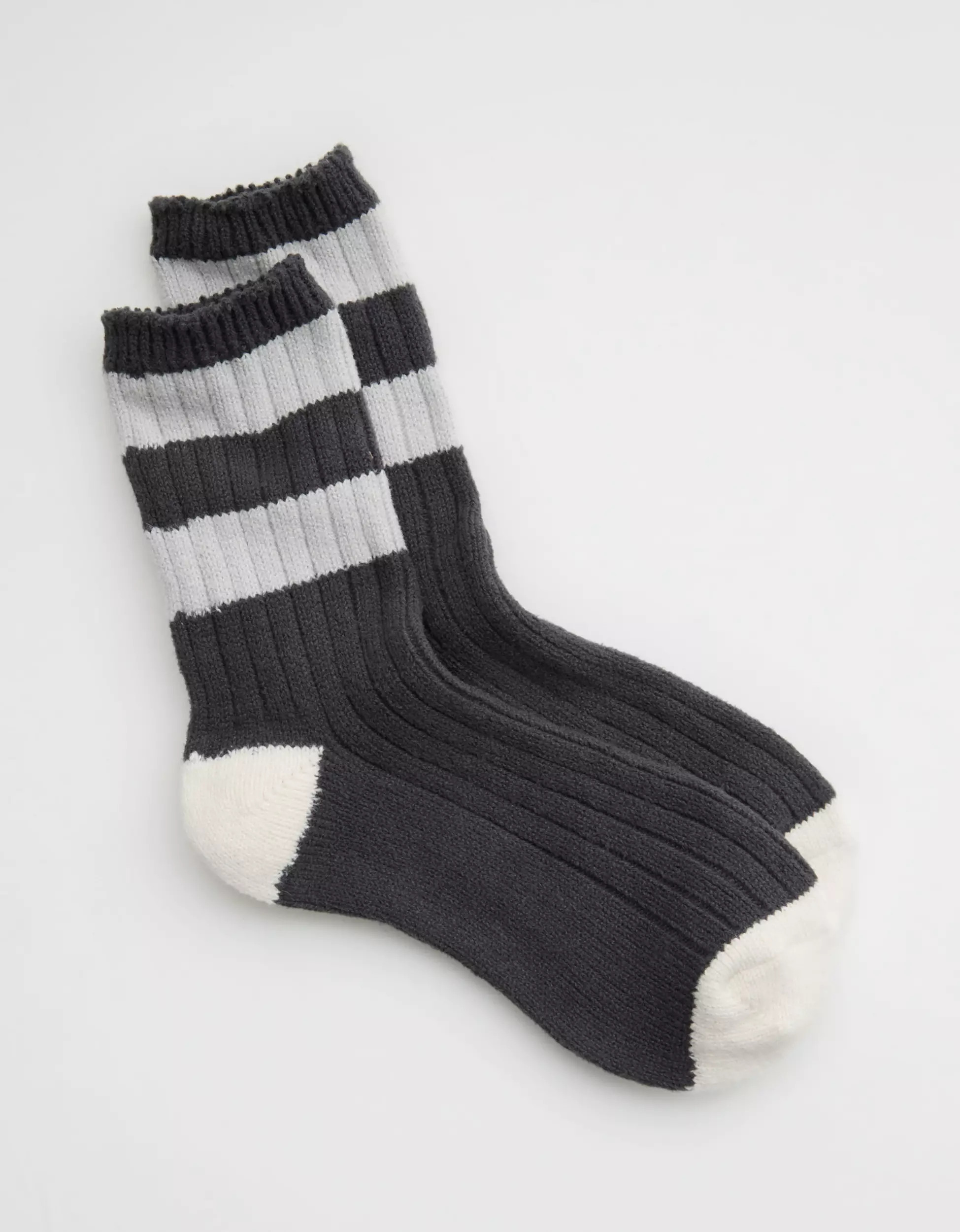 Aerie Colorblock Stripe Crew Socks | American Eagle Outfitters (US & CA)