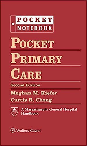 Pocket Primary Care (Pocket Notebook Series)



Second Edition | Amazon (US)