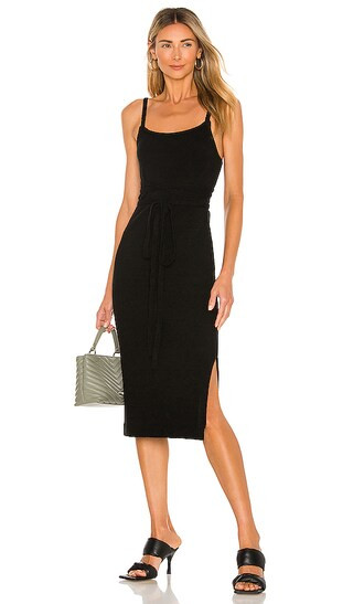Megan Wrap Dress in Black | Revolve Clothing (Global)