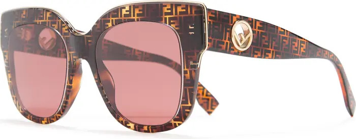 51mm Logo Square Sunglasses | Nordstrom Rack
