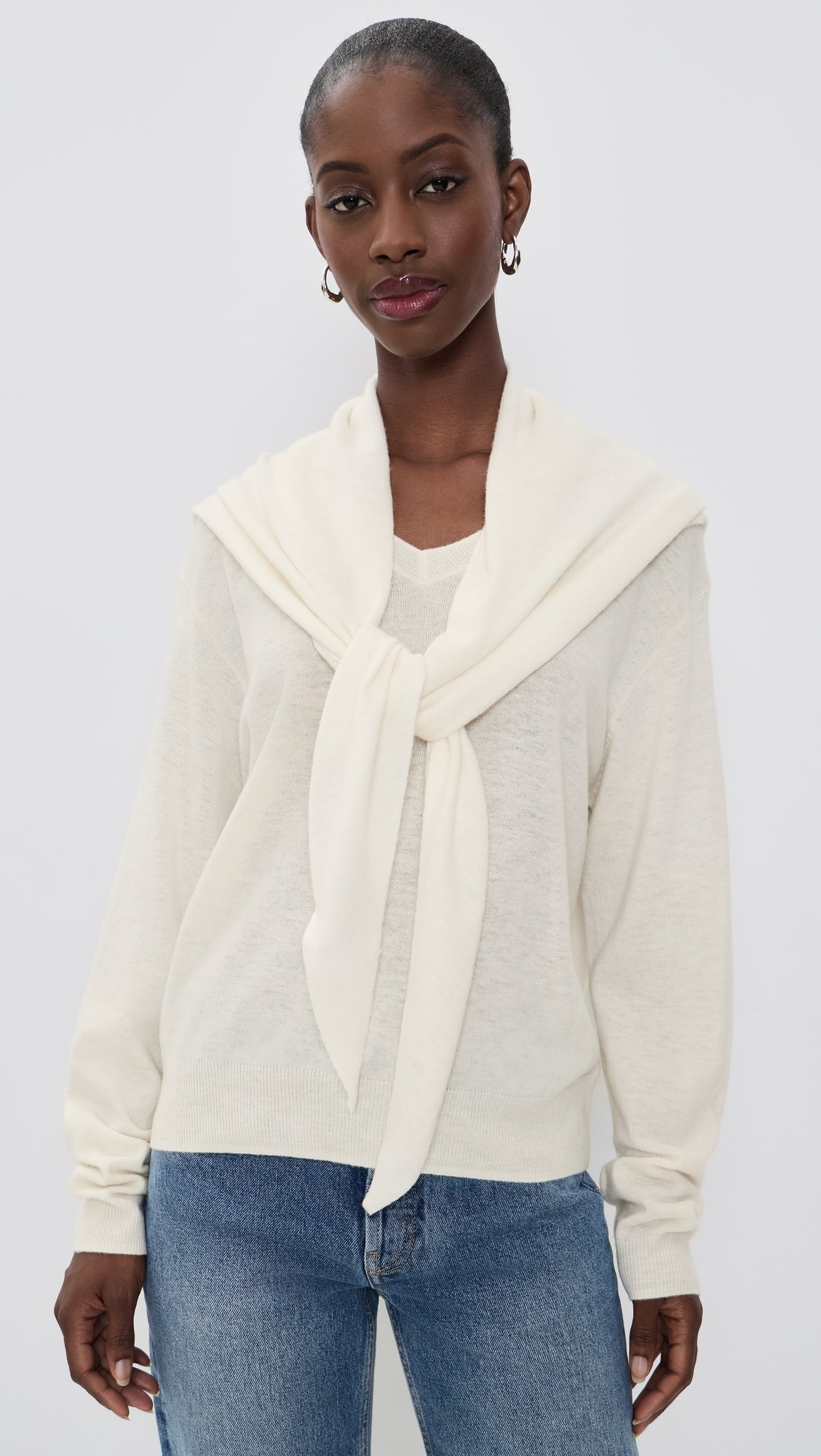 Olsen Scarf Pullover | Shopbop