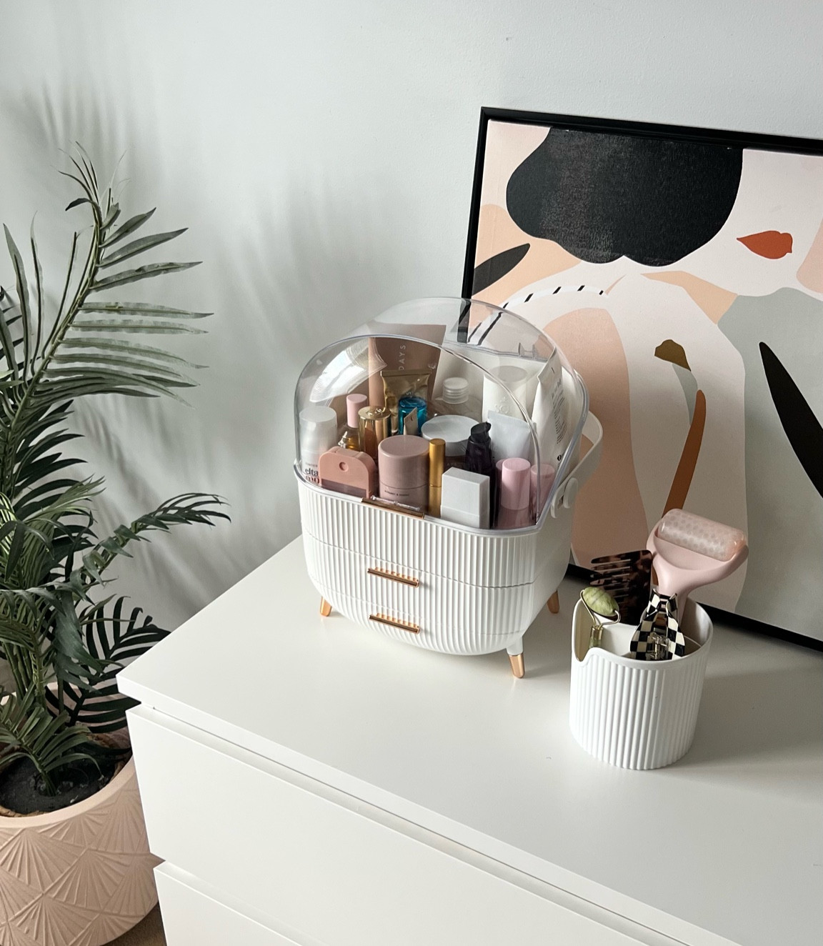 My skincare organizer 🤍 

Amazon decor, amazon finds, Amazon style, amazon favorites, amazon 2023 favorites, home decor, neutral home, Amazon home, Amazon olive tree, Amazon wall art, Amazon favorites, prime sale, skincare organizer

#LTKunder100 #LTKstyletip #LTKunder50