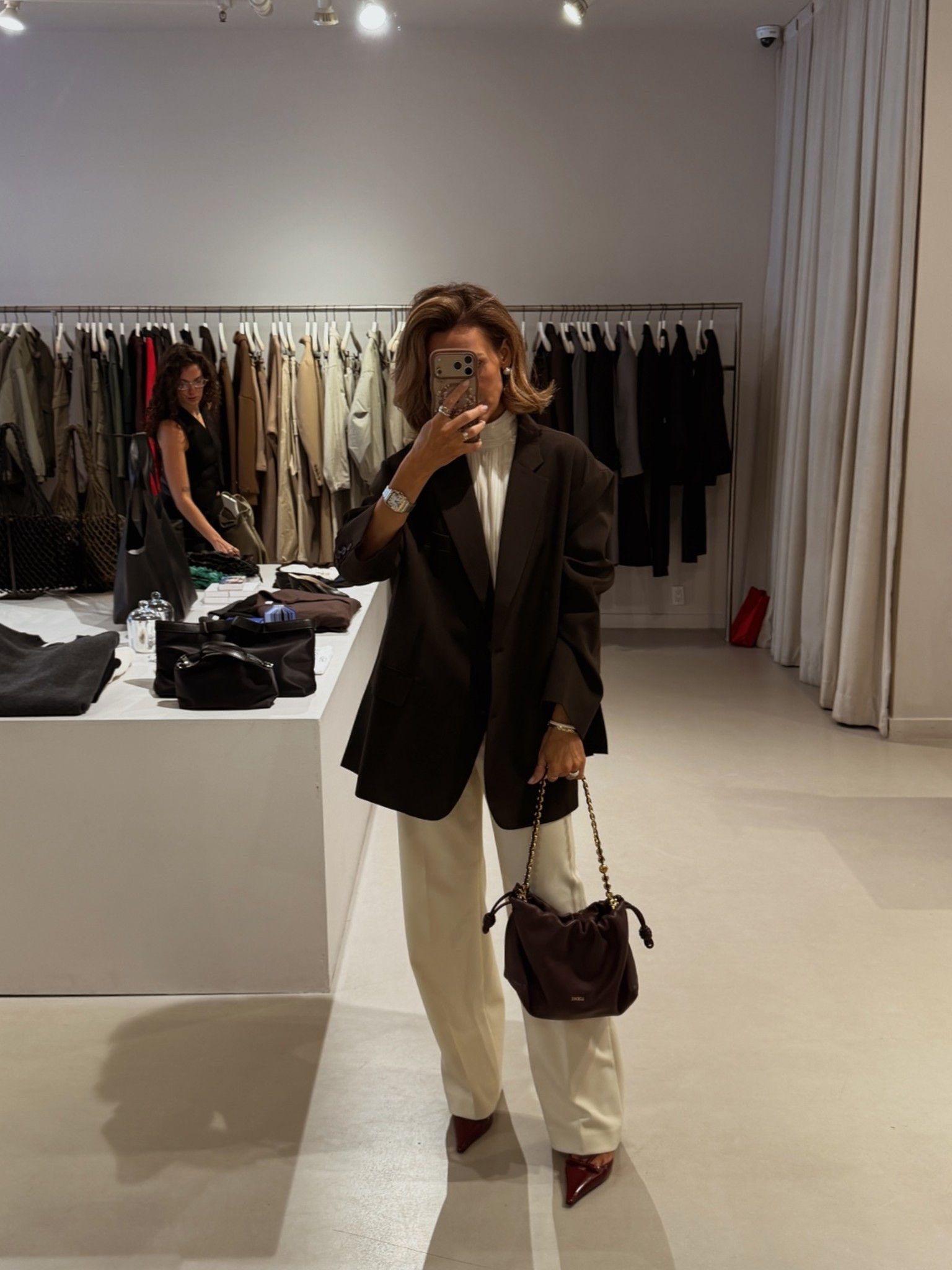Obsessed w this blazer - size small. Fits super oversized

#LTKootd #LTKNYFW