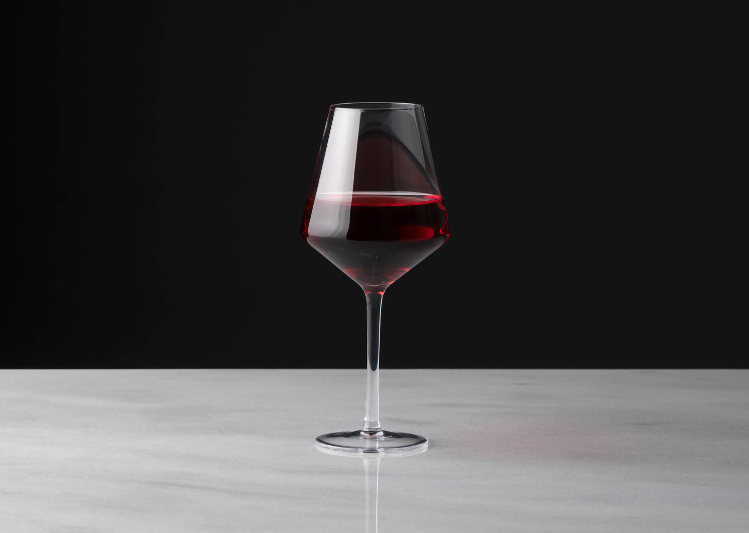 Caldwell Wine Glass Clear | Urban Barn