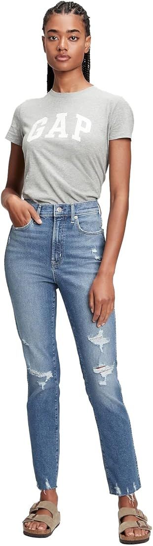 GAP Women's High Rise Vintage Slim Fit Denim Jeans | Amazon (US)