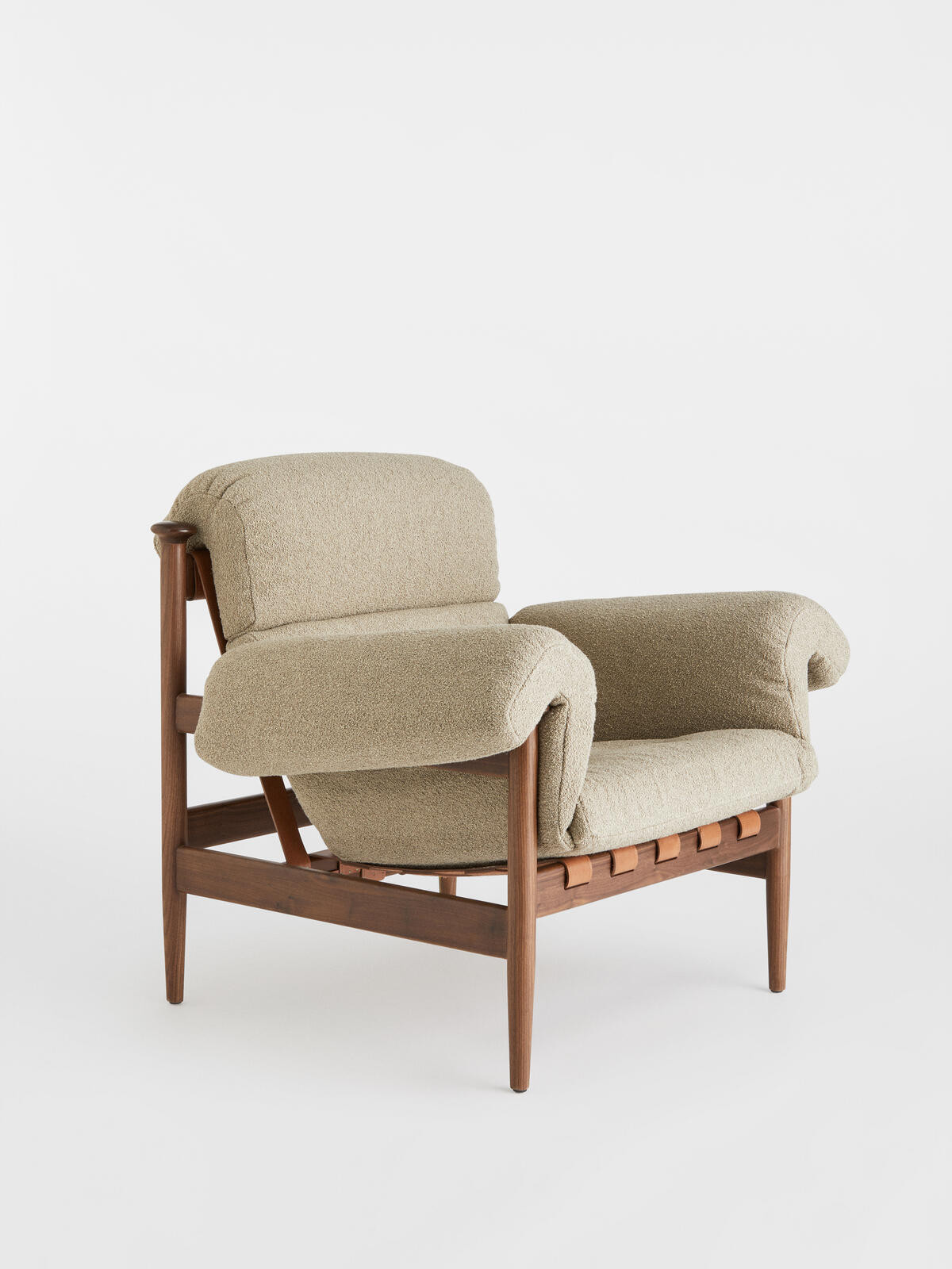 Otis Armchair, Italian Boucle Mushroom | Soho Home Ltd