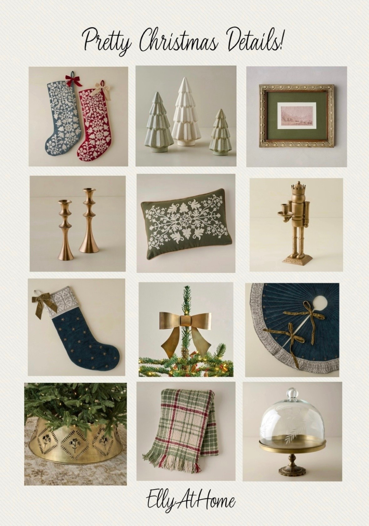 Pretty classic Christmas, holiday details from Magnolia Home. Shop your favorites soon! Holiday home decor accessories. 

#LTKHome #LTKFindsUnder50 #LTKHoliday