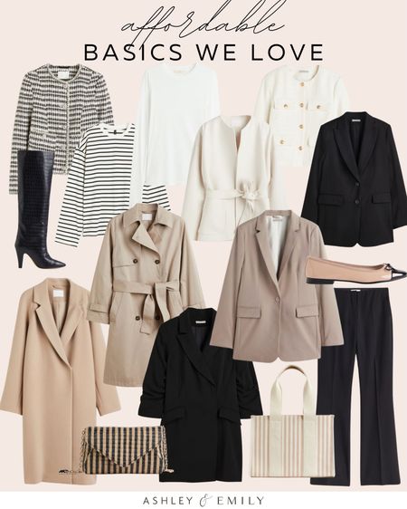 Affordable basics we love - basics - basics under $100 - basics under $50 - blazers - work wear 

#LTKunder100 #LTKstyletip #LTKworkwear