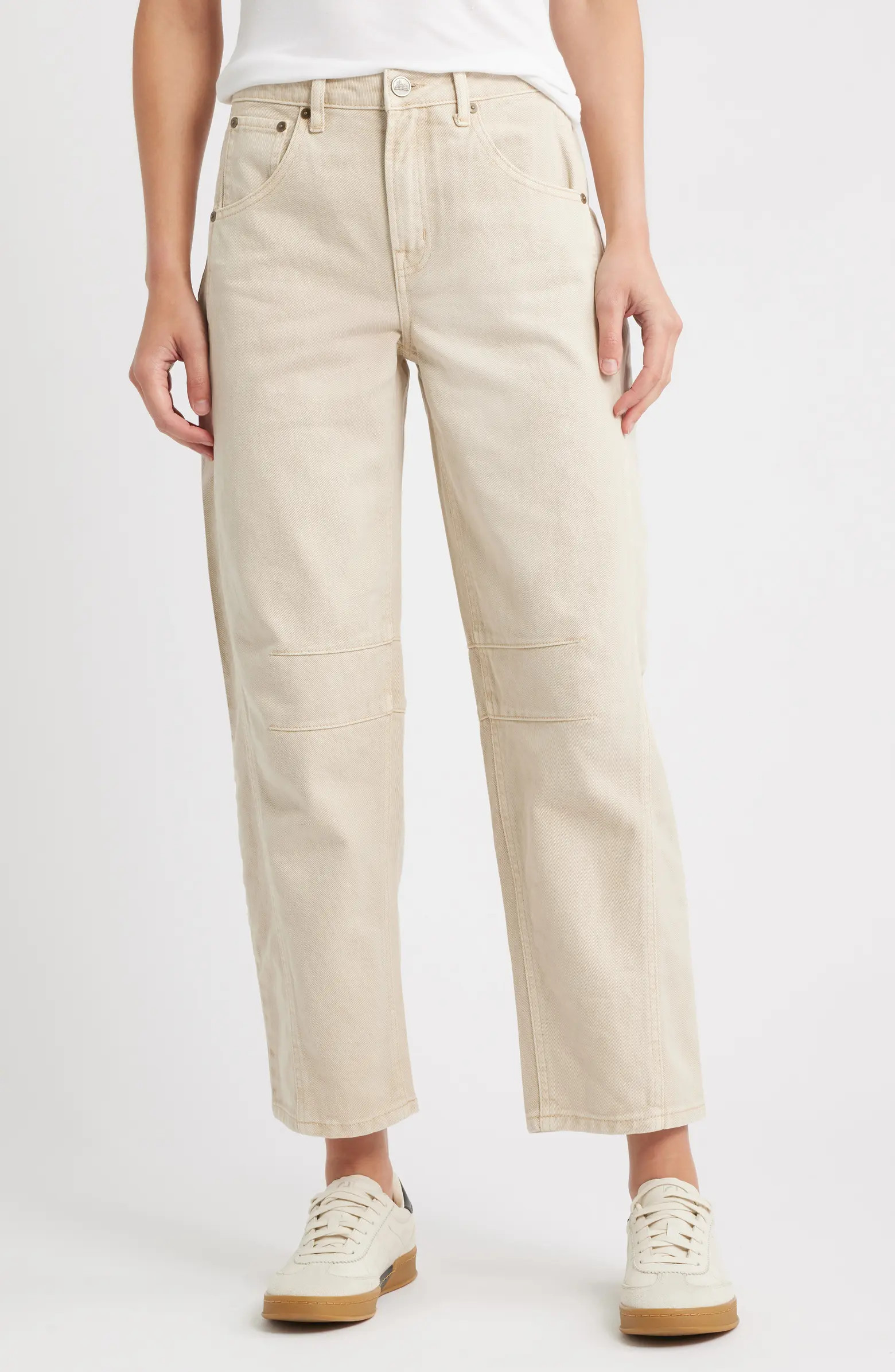 High Waist Ankle Barrel Jeans | Nordstrom