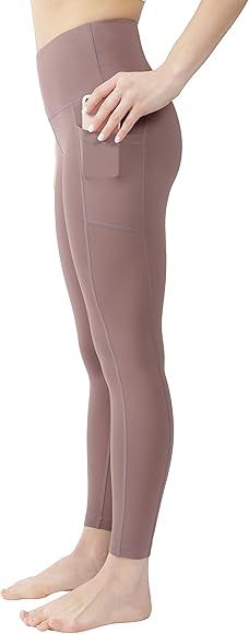 90 Degree By Reflex High Waist Tummy Control Interlink Squat Proof Ankle Length Leggings | Amazon (US)