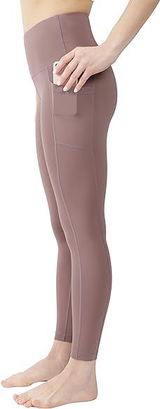 90 Degree By Reflex High Waist Tummy Control Interlink Squat Proof Ankle Length Leggings | Amazon (US)