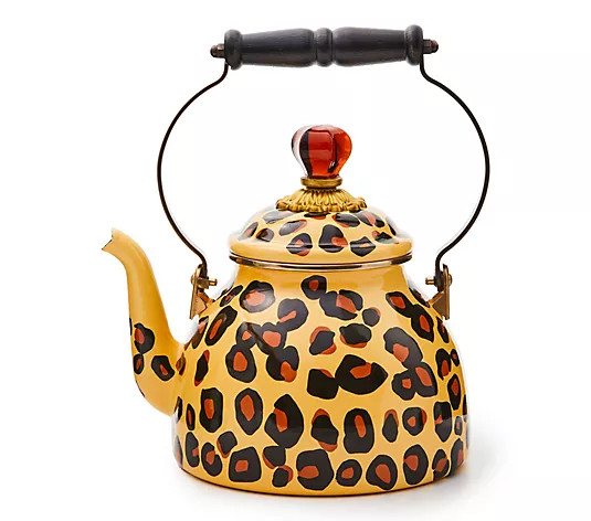 MacKenzie- Childs Spot On 2-qt Tea Kettle | QVC