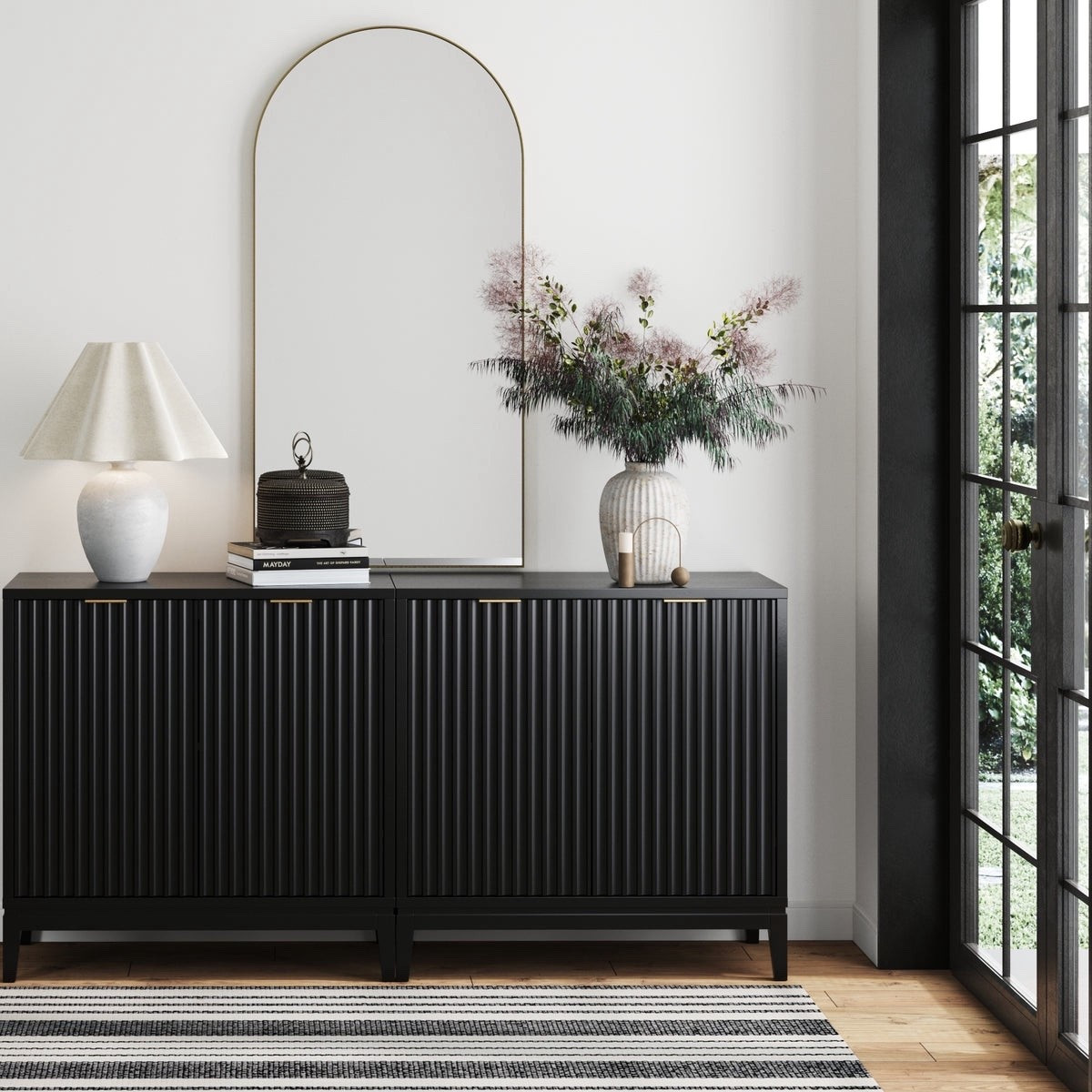 Nathan James Storage Cabinet Black Oak

We love this fluted modern cabinet. You can order as a singable cabinet, set of 2, 3 or 4. 

On sale ‼️

#LTKU #LTKSaleAlert #LTKHome