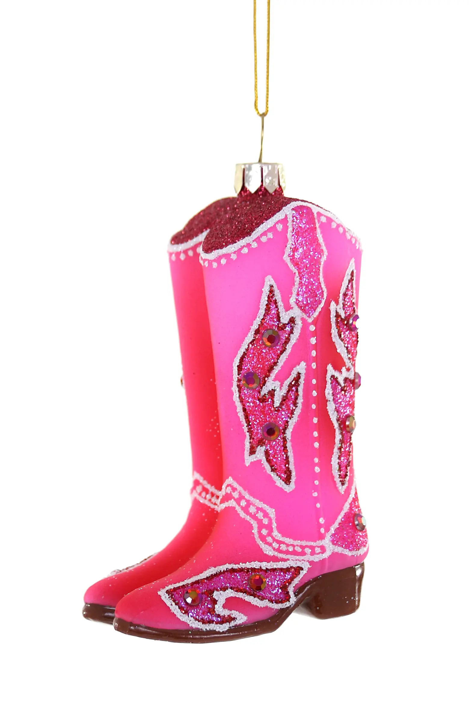 Cody Foster & Co. Cowgirl Boots Glass Ornament | Nordstrom | Nordstrom