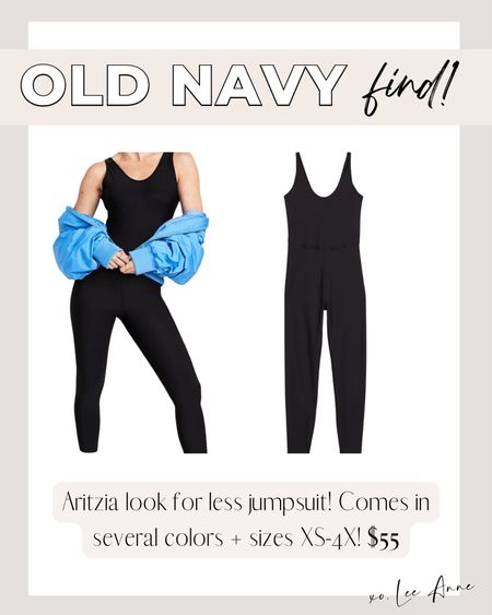 Aritzia jumpsuit lookalike for less from Old Navy! Comes in different sizes and colors! 

Lee Anne Benjamin 🤍

#LTKfit #LTKunder100 #LTKcurves