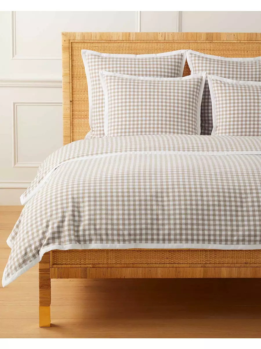 Belvedere  Brushed Cotton Duvet Cover | Serena and Lily