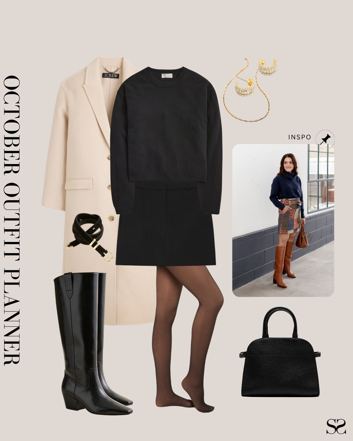 Monthly outfit planner NOVEMBER: Fall outfits | cream long coat, black cashmere sweater, mini skirt, sheer tights, knee high boots

#falloutfit #classicstyle #casualstyle #thanksgivingoutfit #holidayoutfit 


#LTKStyleTip #LTKHoliday #LTKSeasonal