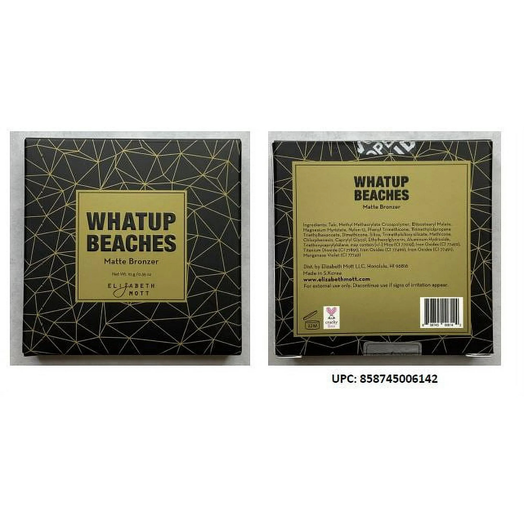 Elizabeth Mott Whatup Beaches Bronzer Face Powder Contour Kit - Vegan and Cruelty Free Facial Bro... | Walmart (US)