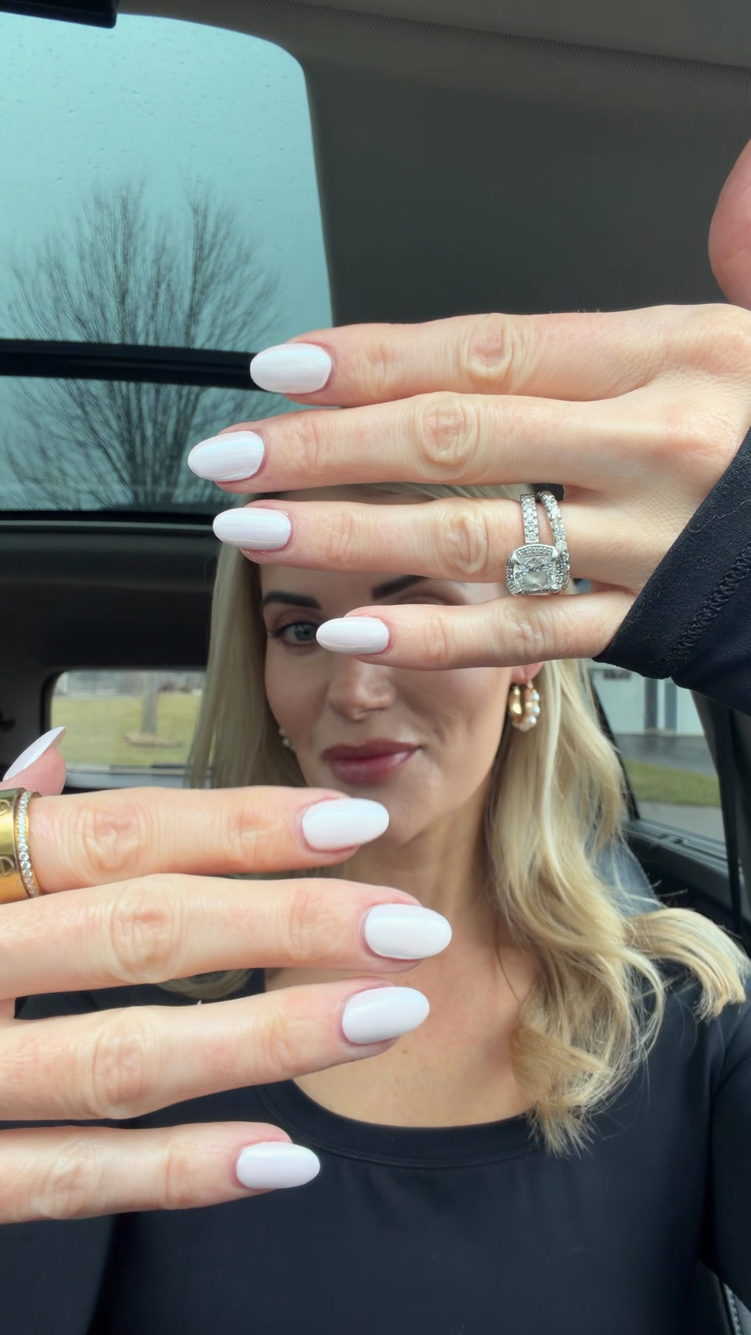 Beach vacation nails, spring nails, neutral nails - DND971 with a white chrome on top. 🐚✨🫶🏻

#LTKBeauty #LTKSeasonal #LTKTravel