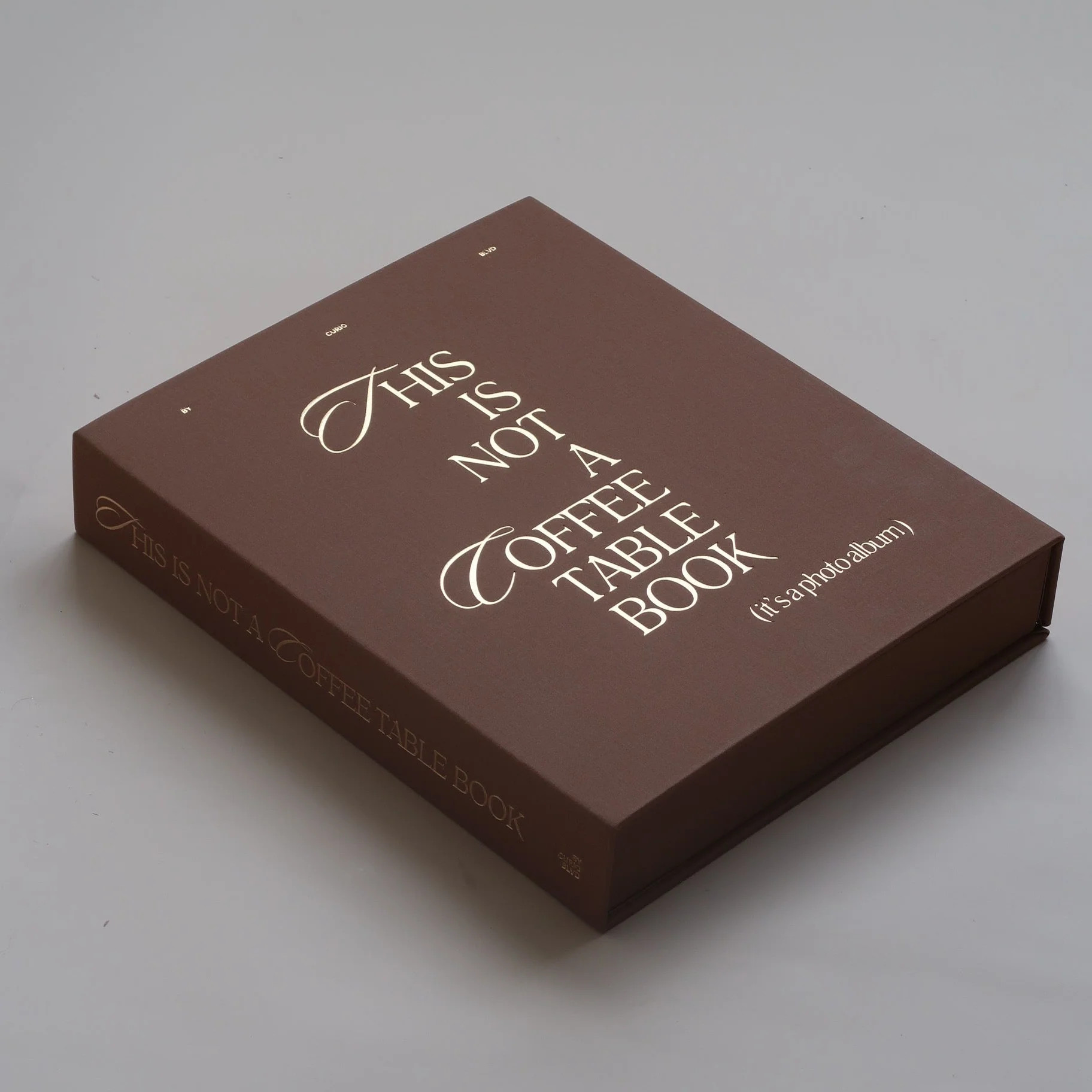 "This is Not a Coffee Table Book" Photo Album | Curio Blvd