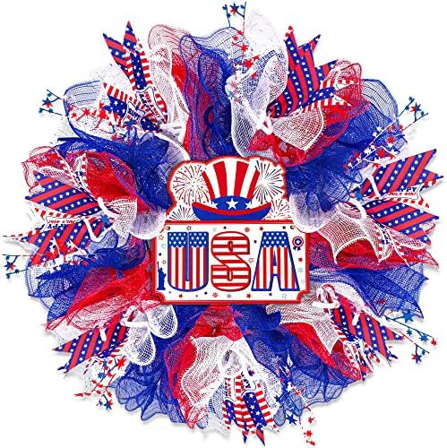 Red White And Blue Wreath | Amazon (US)
