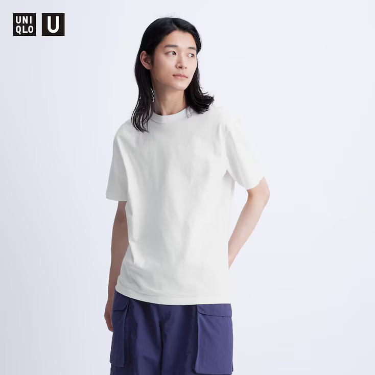 UNIQLO U Crew Neck Short-sleeve T-Shirt, White, 3XL | UNIQLO (US)