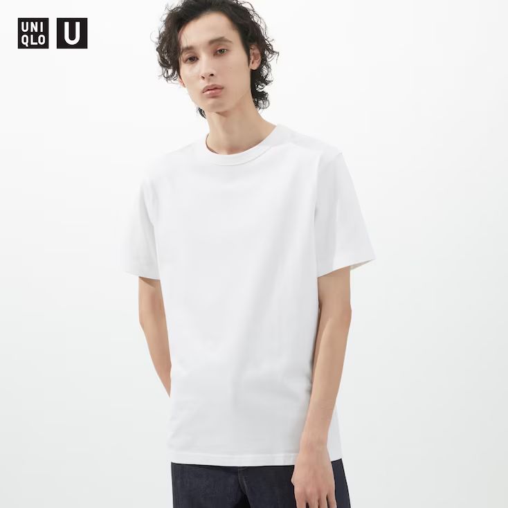 UNIQLO U Crew Neck Short-sleeve T-Shirt, White, 3XL | UNIQLO (US)