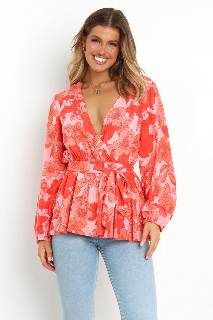 Bellevue Top - Pink Floral | Petal & Pup (US)