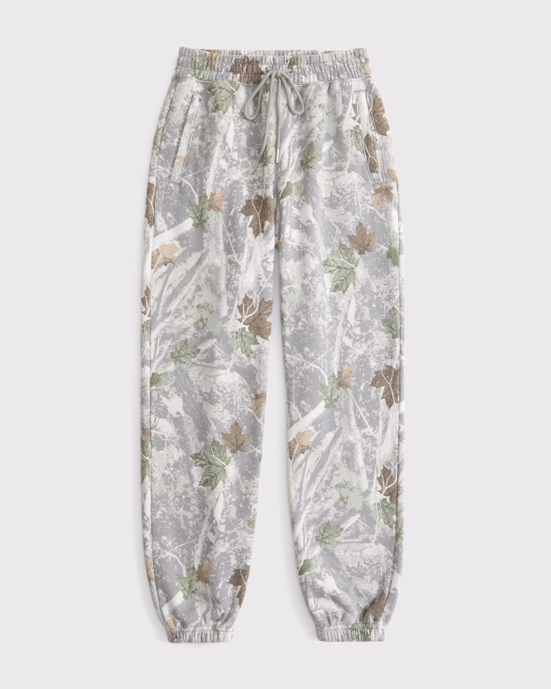 Abercrombie & Fitch Women's Sunday Sweatpant in Camo - Size XXL | Abercrombie & Fitch (US)