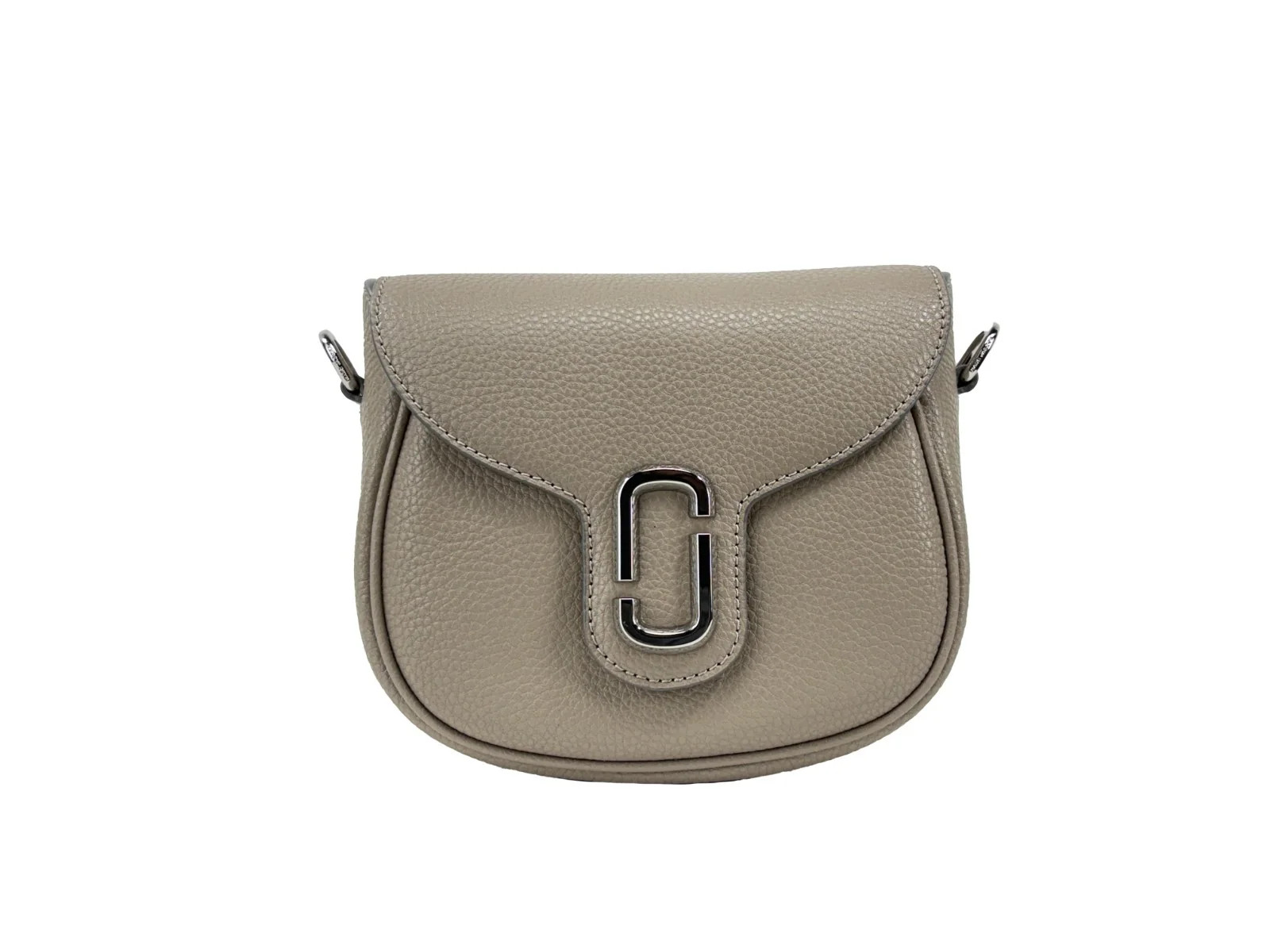 Marc Jacobs Pebble Leather Crossbody Bag — Gray | Italist Inc.