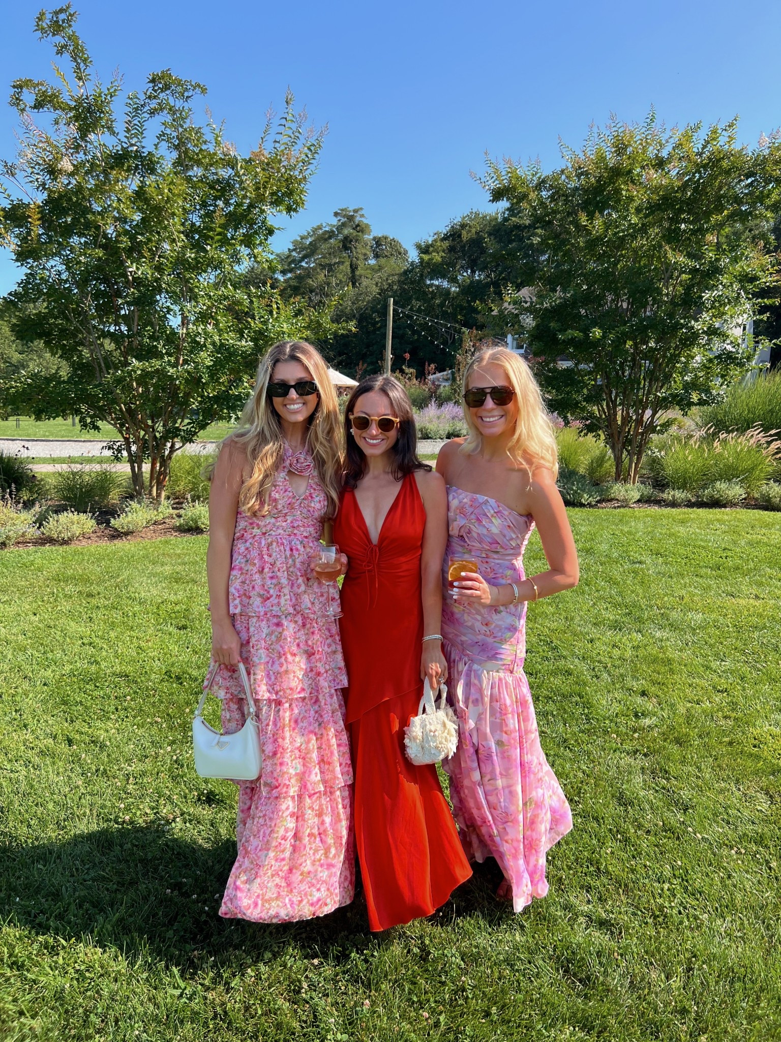 Summer semi-formal wedding guest dress 💕🍷vineyard wedding 
Rented from Nuuly but linked similar from ASTR the label 

#LTKSeasonal #LTKWedding