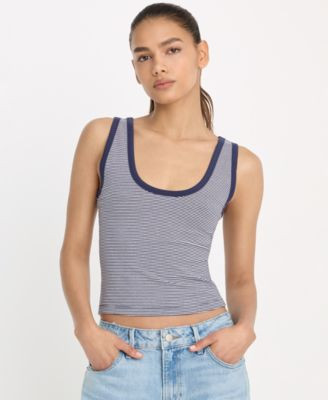 Women's Scoop Neck Tank Top, Regular & Plus Size | Macy's