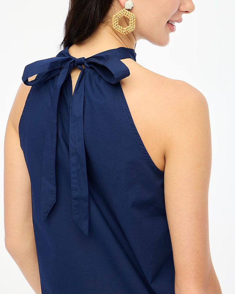 Bow-back halter top | J.Crew Factory