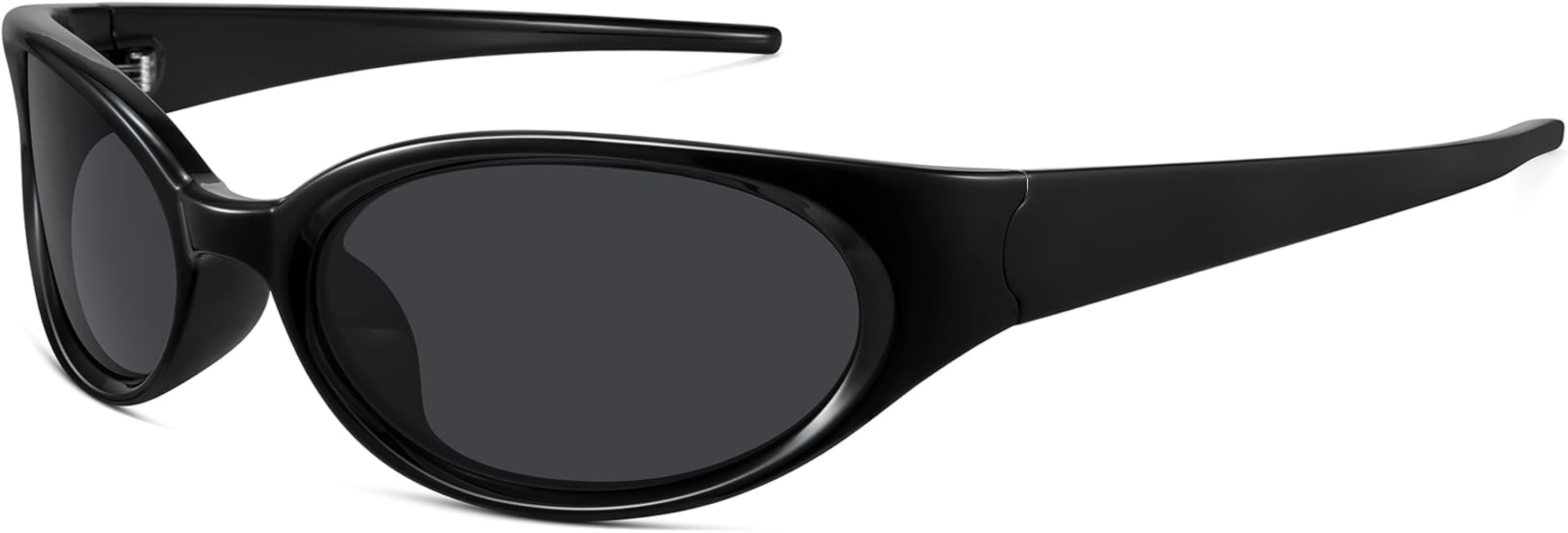 WOWSUN Retro Y2K Wrap Around Sunglasses for Women Trendy Polarized Sporty Shades UV Protection | Amazon (US)