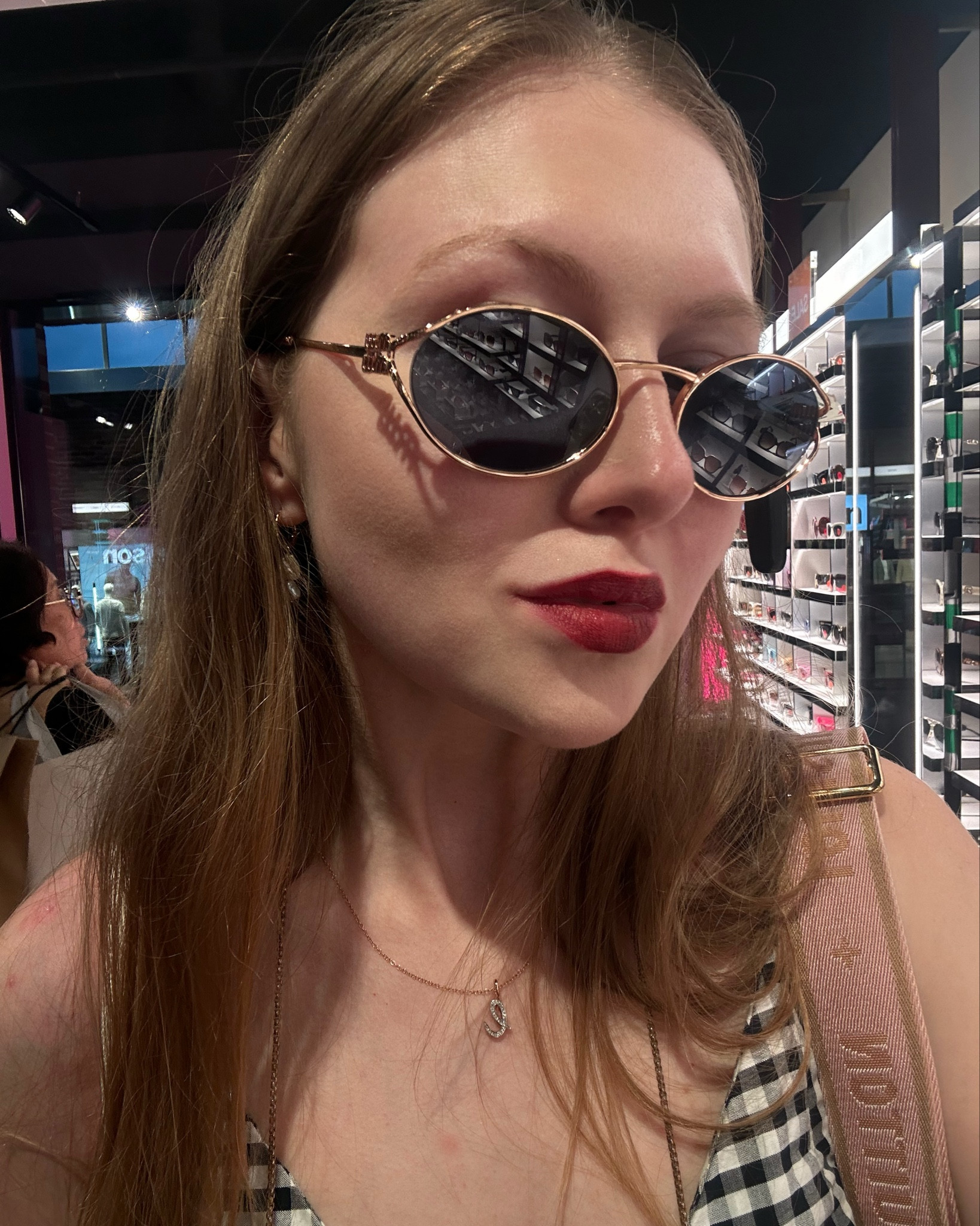 Obsessed with these trendy oval sunglasses by MiuMiu as a perfect alternative to viral Triomphe sunglasses by Celine.

I was choosing between blue/rose gold & green/yellow gold (see the difference on the second picture), so went for these sexy rose gold with dark blue lenses. Especially looks good with blonde hair. And the color through is more comfortable!

Highly recommended model if you want something more unique than all others😉 I got them as my birthday gift and  so happy!

#LTKSaleAlert #LTKStyleTip #LTKSeasonal