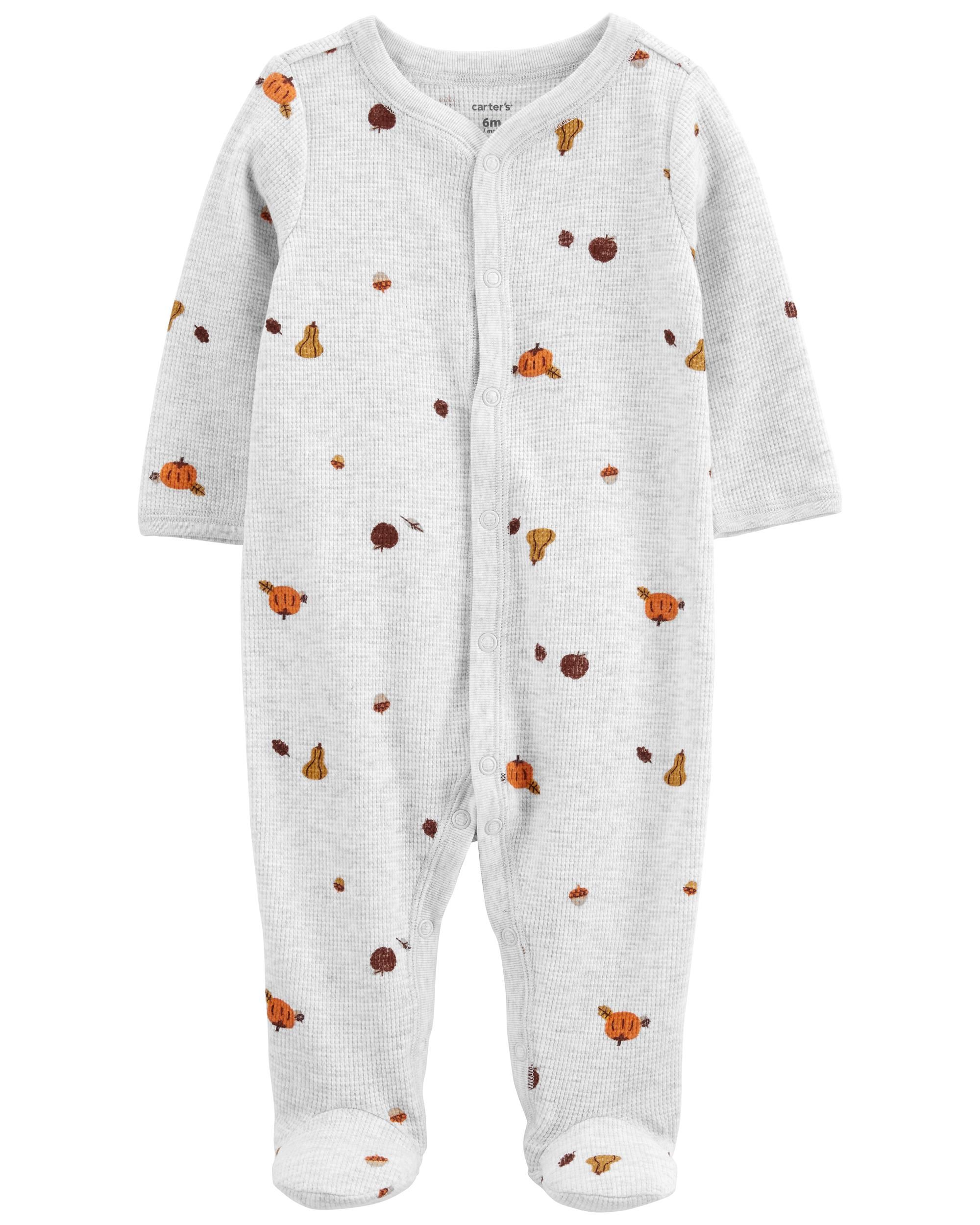 Baby Thanksgiving Snap-Up Thermal Sleep & Play | Carter's