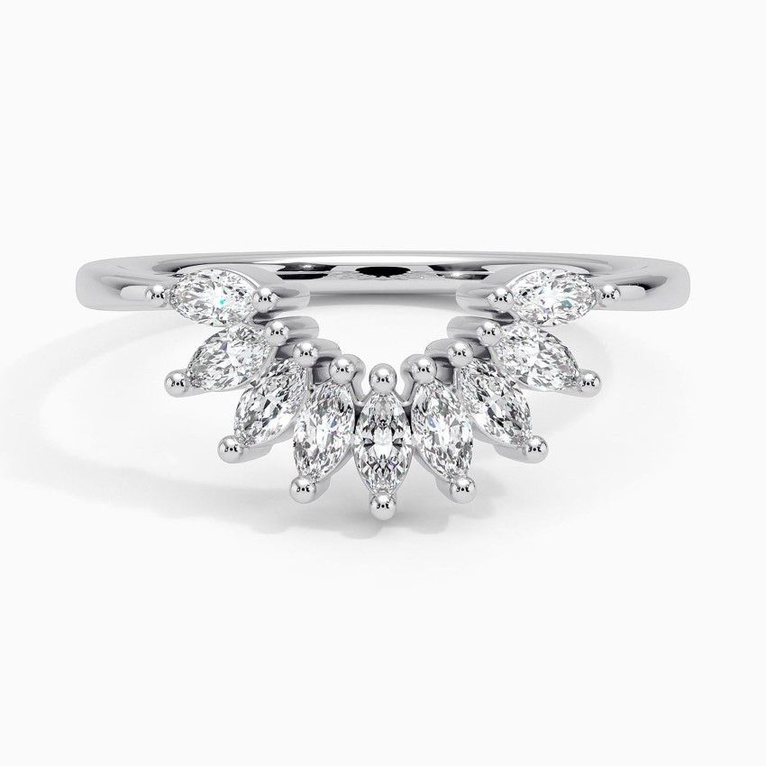 18K White Gold Eclipse Diamond Ring (1/3 ct. tw.) | Brilliant Earth