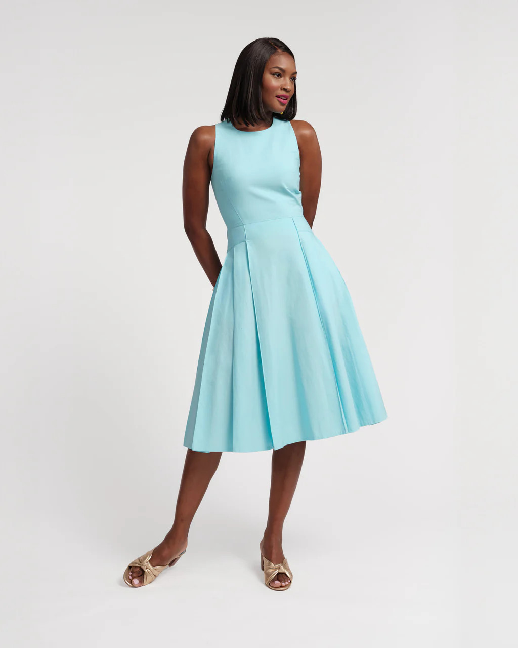 Monique Dress - Blue | Frances Valentine