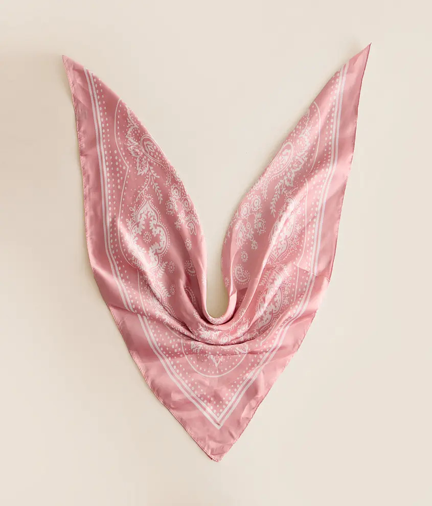 Satin Fashion Scarf | Buckle