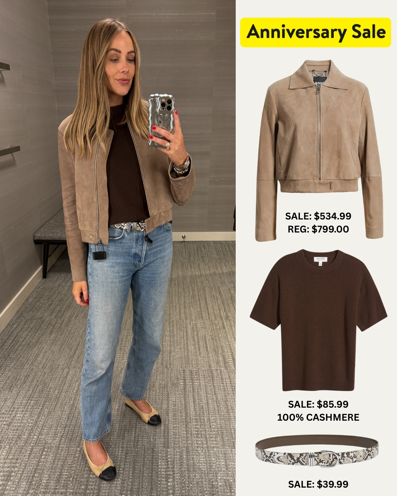 Fashion Jackson NSALE Nordstrom anniversary sale wearing a US 6 in the jacket

#LTKOver40 #LTKSaleAlert #LTKootd