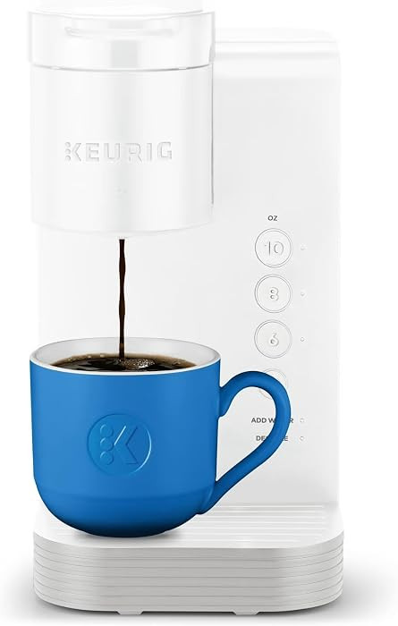 Keurig K-Express Essentials Single-Serve K-Cup Pod Coffee Maker (Cloud White) | Amazon (US)
