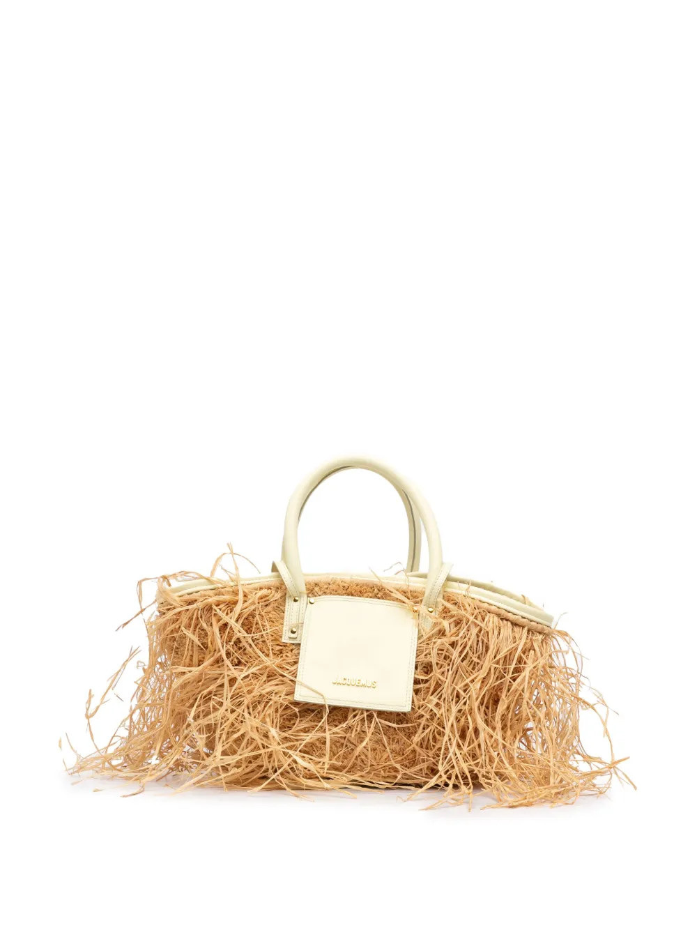 Jacquemus Pre-Owned 2023-2024 Raffia Le Panier Soleil Satchel | Brown | FARFETCH | Farfetch Global