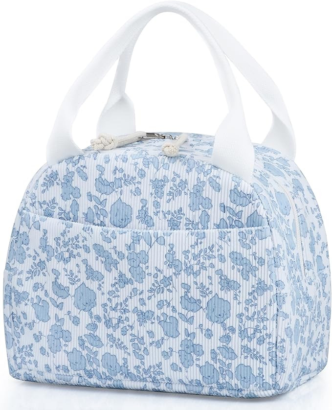 Lunch Bag - Insulated Lunch Box for Women, Reusable Large Capacity Cooler Bag for Adult, Small Le... | Amazon (US)