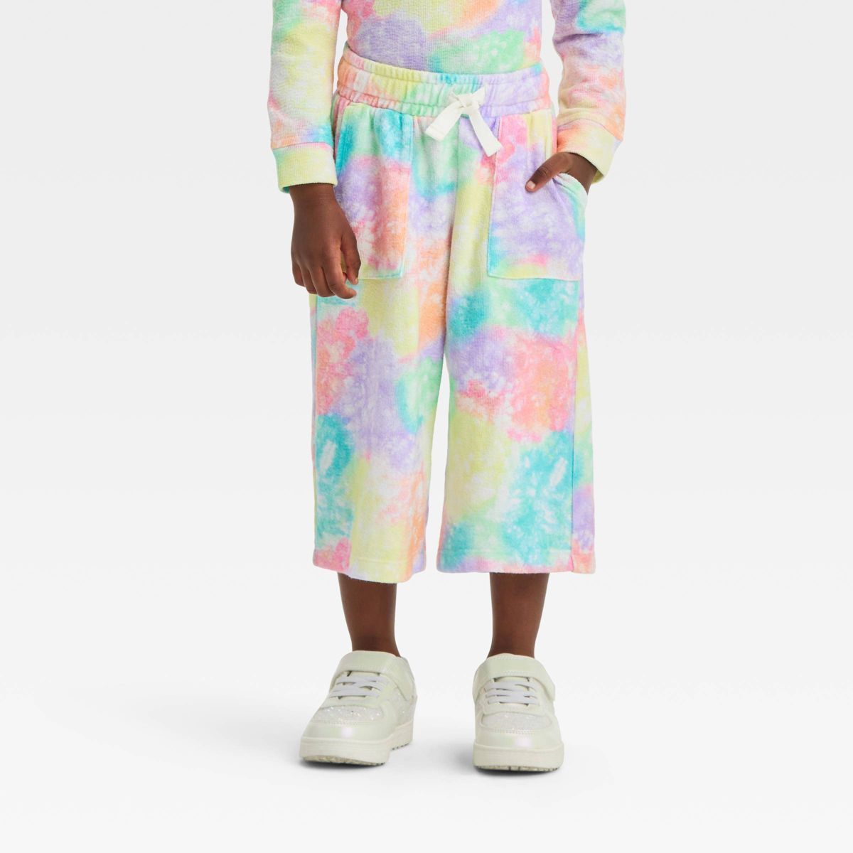 Toddler Girls' Rainbow Tie-Dye Pants - Cat & Jack™ | Target