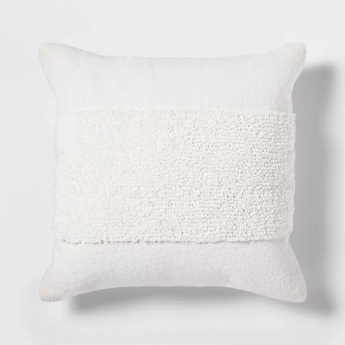 Tufted Modern Pattern Square Throw Pillow - Project 62™ | Target
