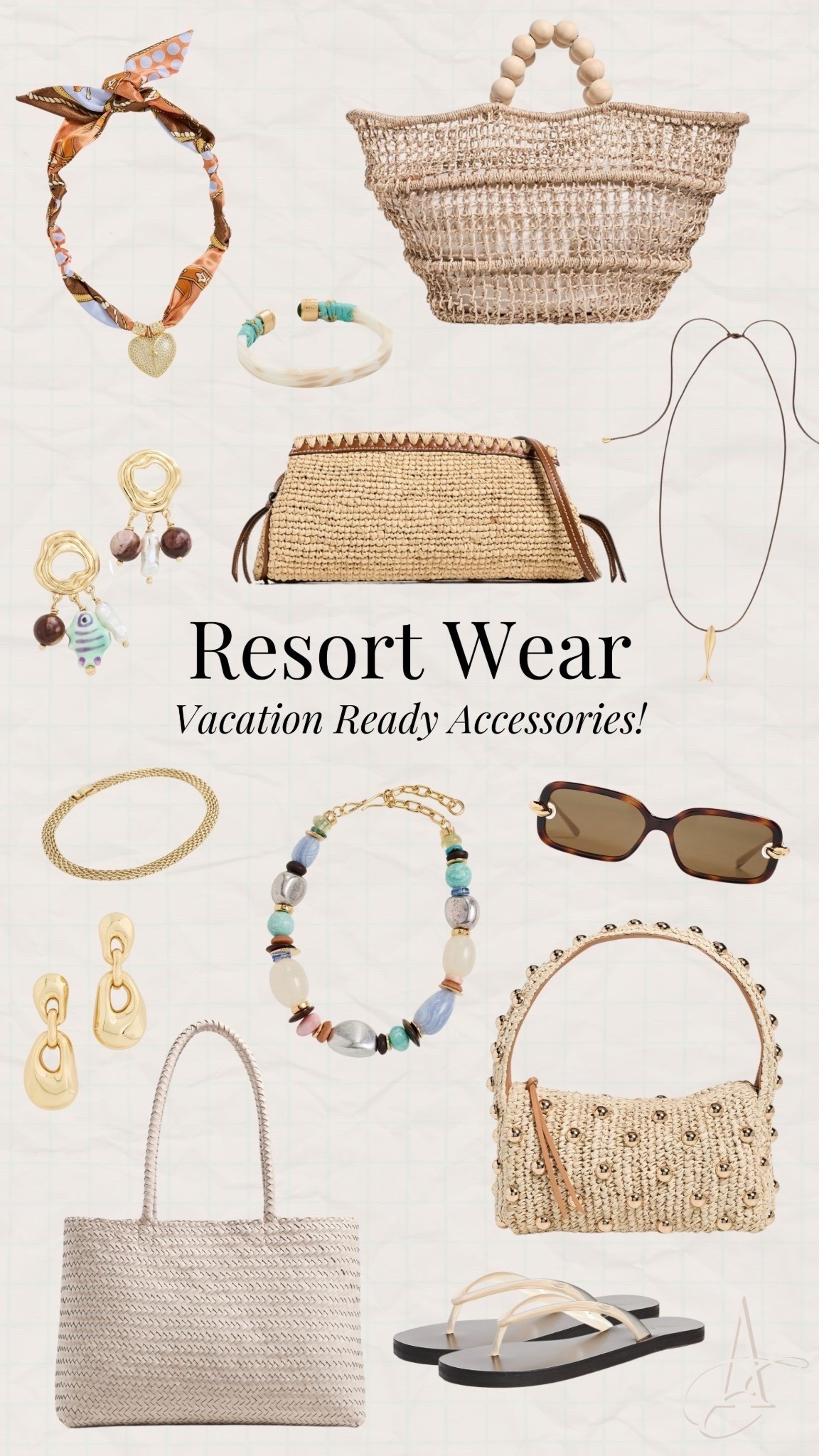 Vacation ready accessories!!

resort wear, vacation clothes, accessories (FB)