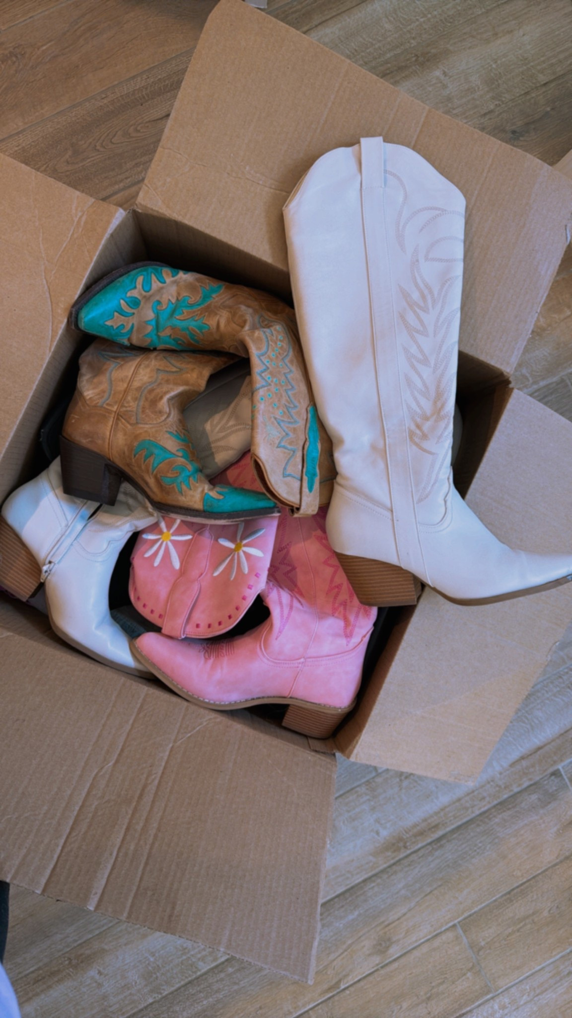These boots are made for packing 🤠 

#CowgirlBoots #Country #Western #ThePost #PinkLily #DanPost #Moving #StageCoach #CountryConcert #Daisies #KristaHorton #Collab

#LTKShoeCrush #LTKStyleTip #LTKFestival